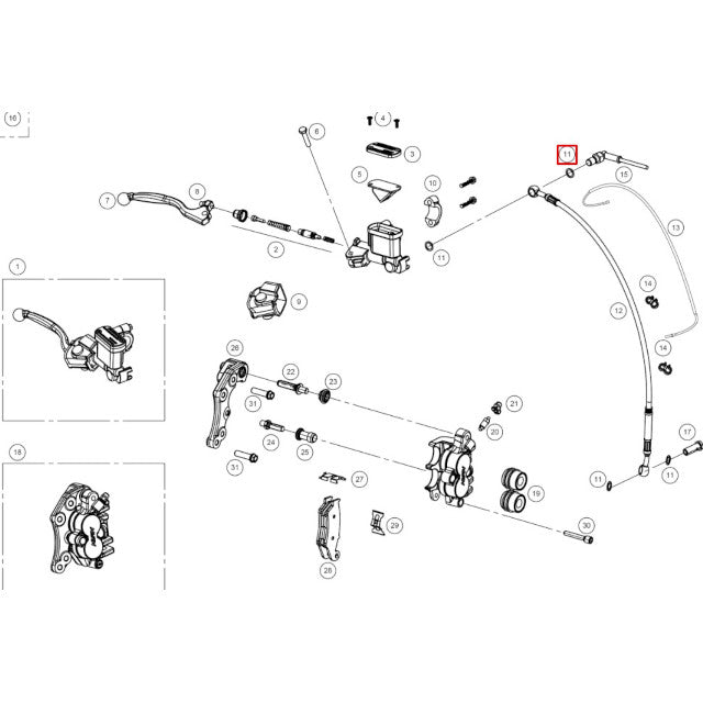 Washer hose 10x14x1 Gas Gas