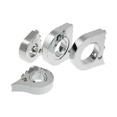 Chrome housing mount D55 GP Style handlebars 1-1/2" Koso