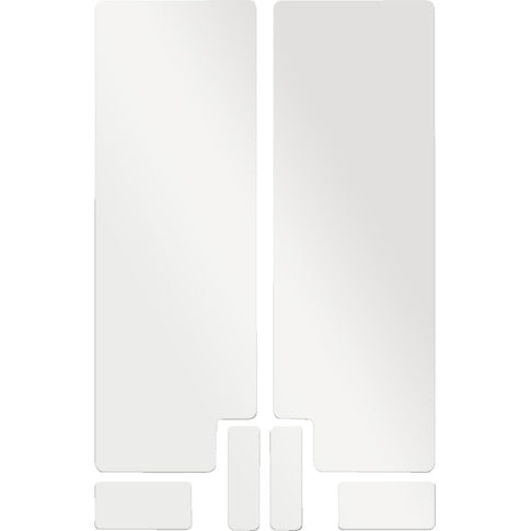 Adesivos protetores de forqueta para bicicleta Algis - transparente brilhante