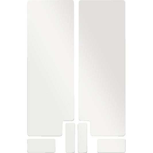 Algis bike fork protective stickers - glossy transparent