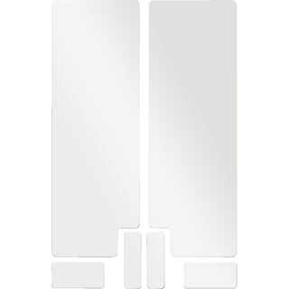 Adesivos protetores de forqueta para bicicleta Algis - transparente brilhante