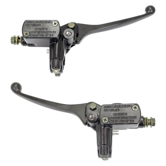 Universal brake pump complete with M8 mirror support