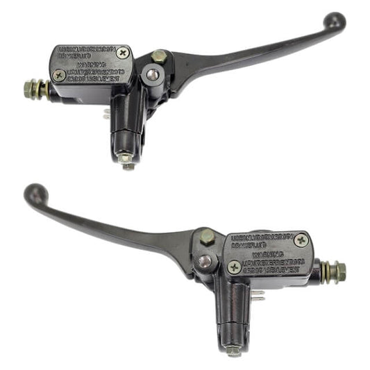 Bomba de travão universal completa com suporte para espelho retrovisor M8