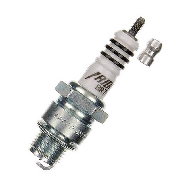 Bujía NGK Iridium rosca CORTA BR7HIX - antiparasitario