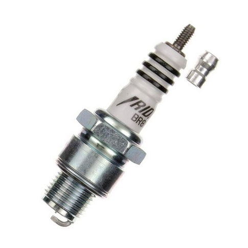 Bujía NGK Iridium rosca CORTA BR8HIX - antiparasitario