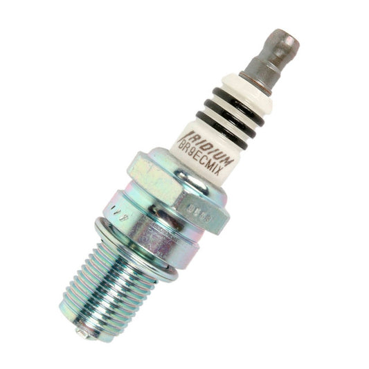 Bujía NGK Iridium rosca larga BR9ECMIX (2707) - antiparasitario BR9ECMIX