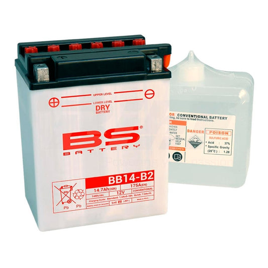Batería YB14-B2 BS Battery 310568