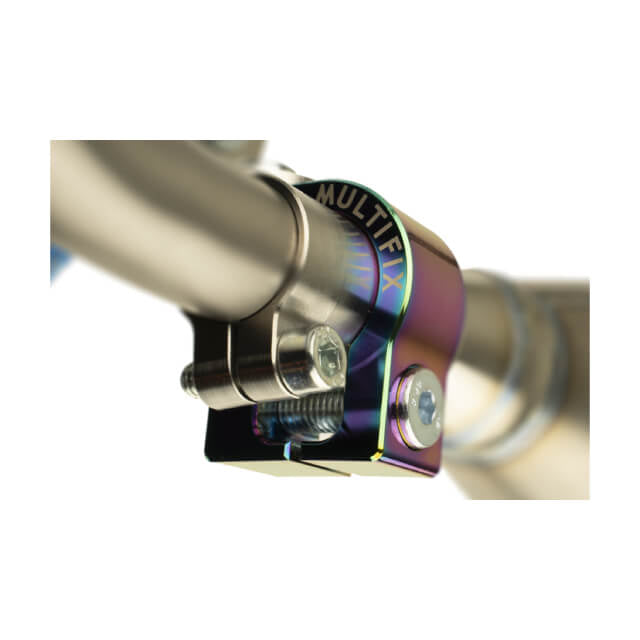 KRM AM6 70-80cc titanium exhaust scarf