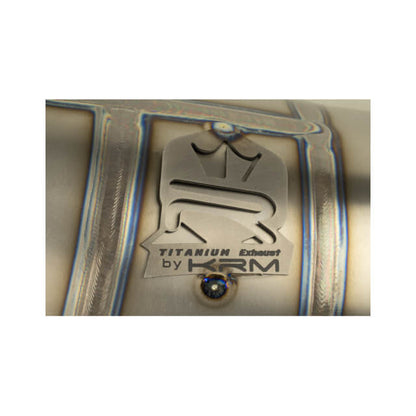KRM AM6 70-80cc titanium exhaust scarf