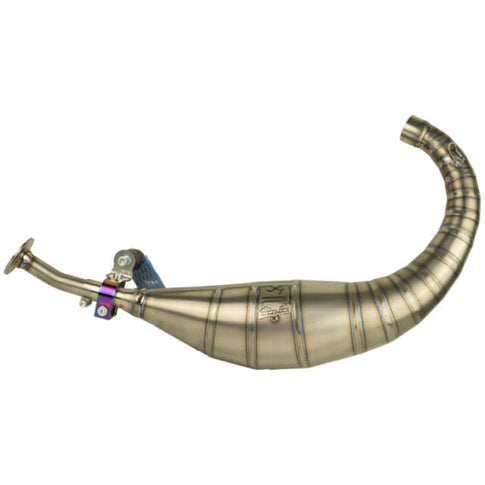 Titanium exhaust scarf KRM Derbi 80-90cc