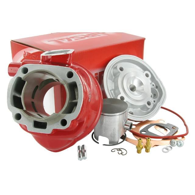 Cilindro Airsal Racing Xtreme 80cc Minarelli horizontal LC carrera 45mm bulón 12mm 010732476