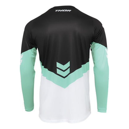 Camiseta Infantil Off-Road Thor Sector Chev negro-aqua