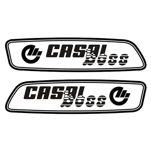 Kit pegatinas Casal Boss transparente-negro CAS022