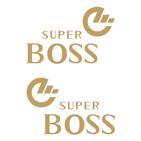 Kit pegatinas Super Boss - dorada CAS035