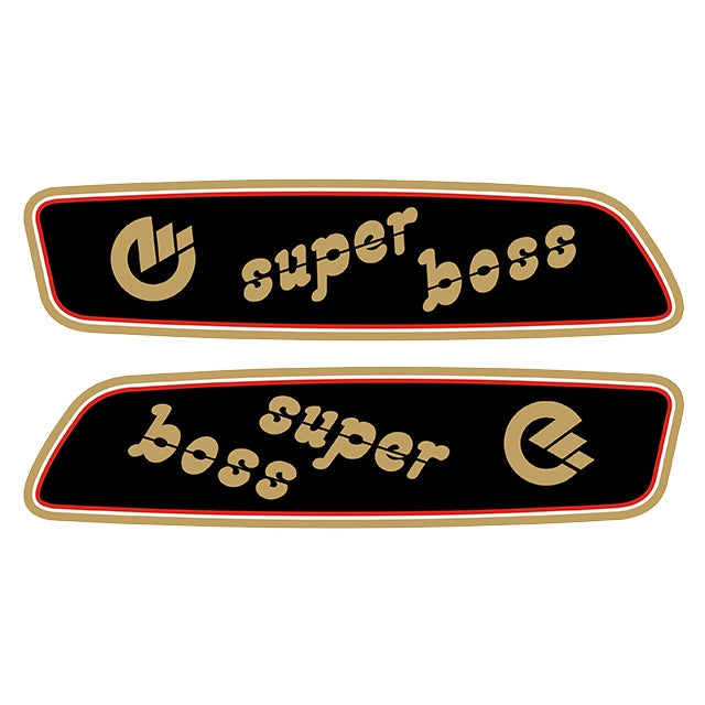 Kit pegatinas Super Boss - negro CAS044