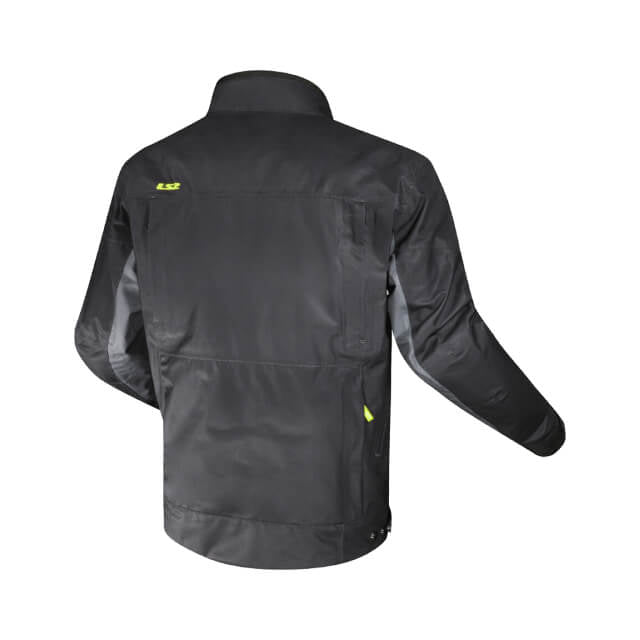 Winter Jacket Man LS2 titanium-black-yellow