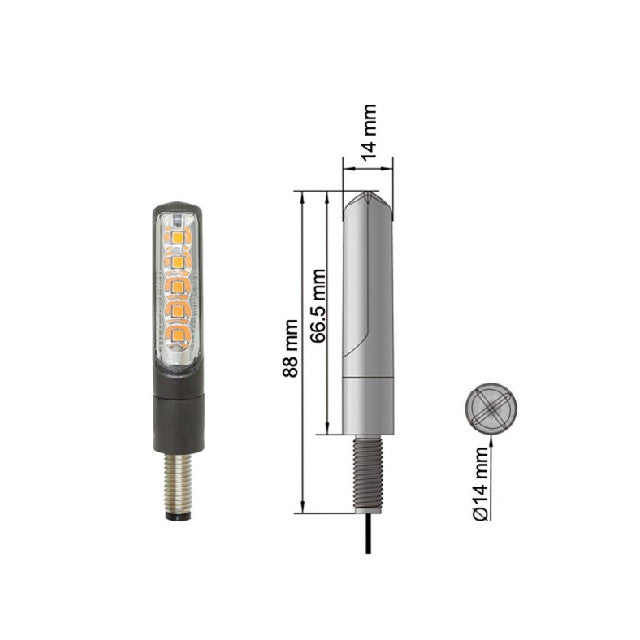 Intermitentes Mini LED BCD