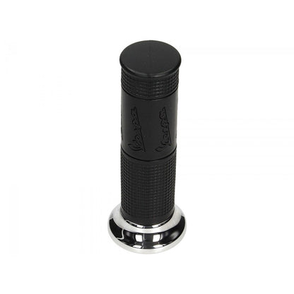 Puño derecho Piaggio Vespa PX 125-150-200 negro-cromado
