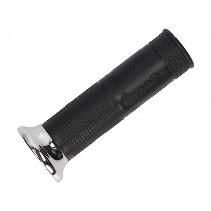 Puño derecho Piaggio Vespa PX 125-150-200 negro-cromado CM083806