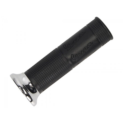 Puño derecho Piaggio Vespa PX 125-150-200 negro-cromado CM083806