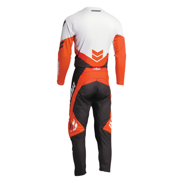 Camiseta Infantil Off-Road Thor Sector Chev gris-naranja