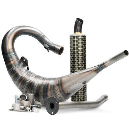 HM Cre 50-70cc Handmade Cross Exhaust SCR - kevlar