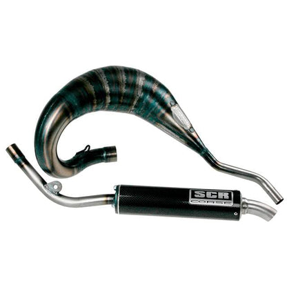 SCR Corse Racing Line Exhaust Cross 70cc Yamaha DT50 R