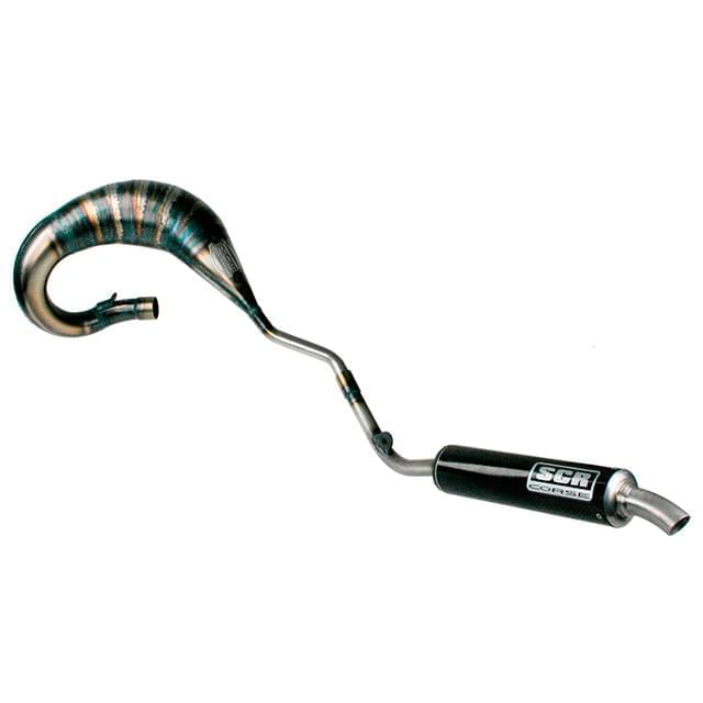 SCR Corse Racing Line Exhaust Cross 70cc Yamaha DT50 R