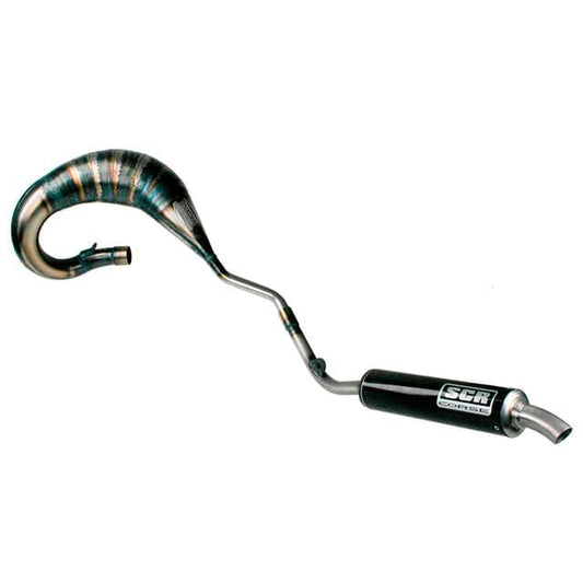 SCR Corse Racing Line Exhaust Cross 70cc Yamaha DT50 R
