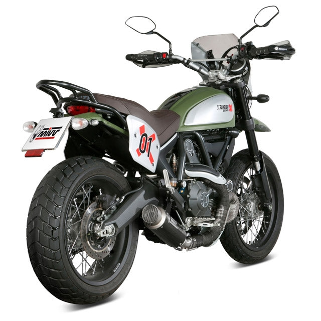 Silencieux MIVV Slip-On GP Pro Ducati Scrambler 800 >15 (CE) - carbone