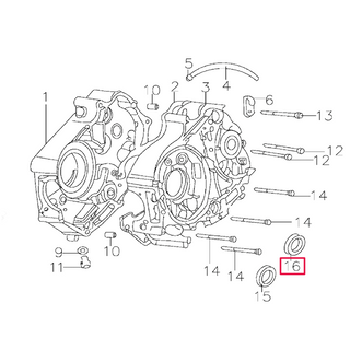 Retén piñon de ataque Pitbike motor 150-3 YX