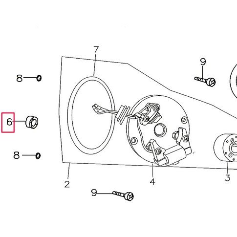 Retén encendido d.18.9x30x5mm Pitbike motor 150-3/E 150-5 YX Yinxiang D00C028