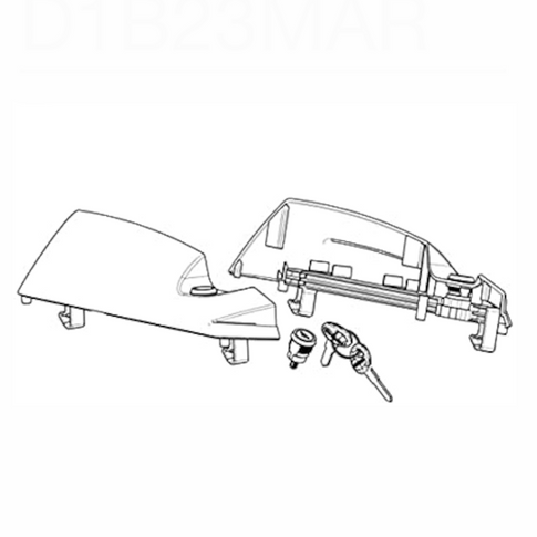 Cerradura SH23 Shad D1B23MAR