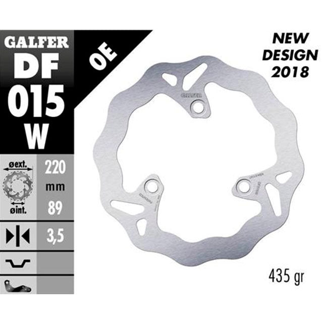 Front Brake disc Wave Honda SH 50-100 / Yamaha Why Galfer