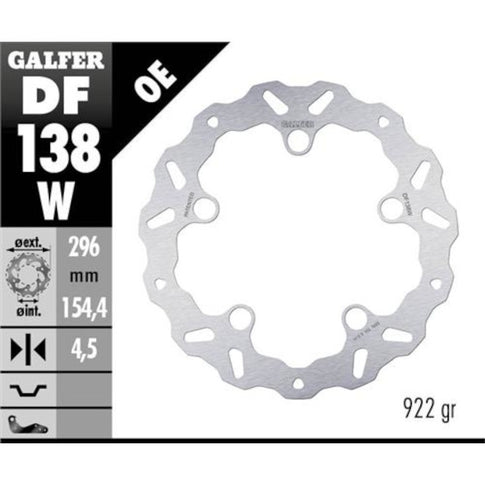 Disco de freno delantero Honda CB 125 R / CB 500 Galfer DF138W