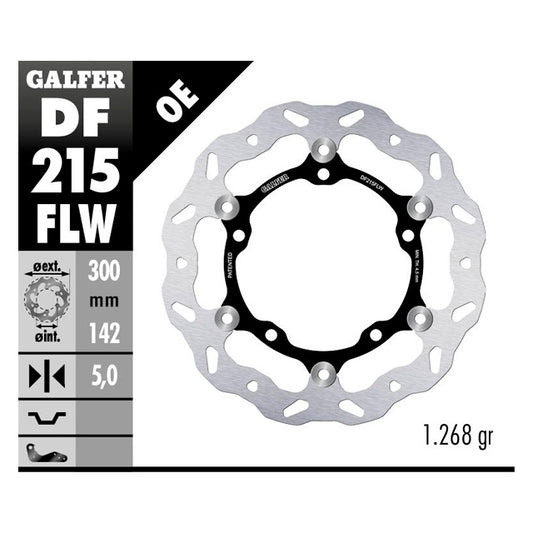 Disco de freno delantero Kawasaki Z 650/900 Galfer DF215FLW