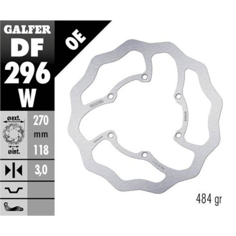 Disque de frein avant Yamaha YZ 125-250-450 >2022 Galfer