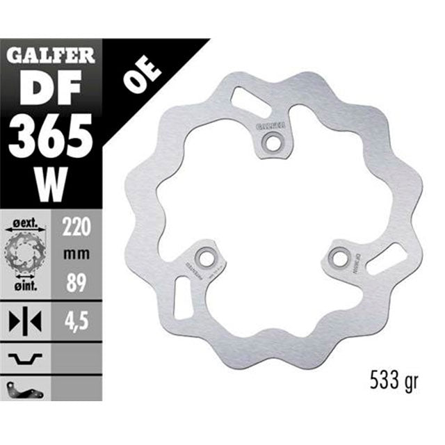 Disco de freno Wave Suzuki Sixteen 125/150 Galfer DF365W