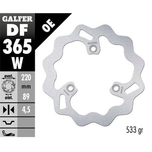 Disco de freno Wave Suzuki Sixteen 125/150 Galfer DF365W