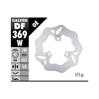 Disco de travão traseiro wave Yamaha Majesty / MBK Skyliner 125/150/180 Galfer