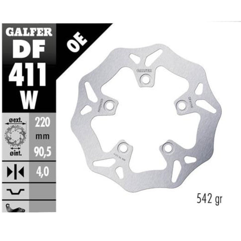 Disco freno delantero Kymco Like 50-125-200 >2009 Galfer DF411W