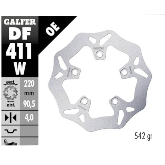 Disco freno delantero Kymco Like 50-125-200 >2009 Galfer DF411W