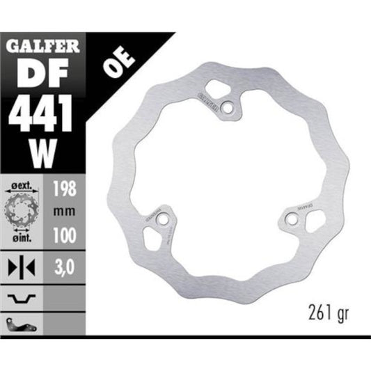 Disco de freno delantero Wave Yamaha YZ 65 18-21 Galfer DF441W