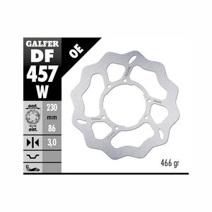 Disco de freno Wave delantero Yamaha DT125 / TT350 / YZ125/250 Galfer DF457W
