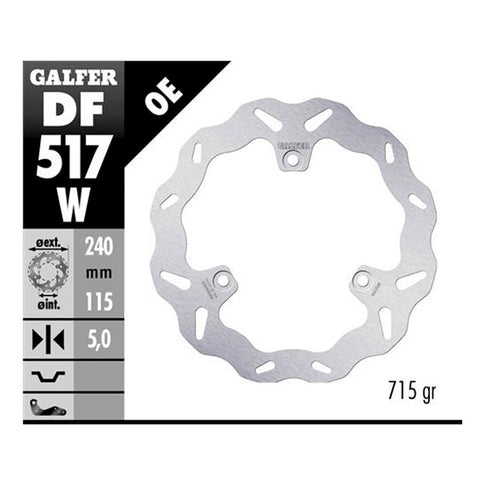 Disco de travão traseiro wave Yamaha X-Max 250 >2014 Galfer