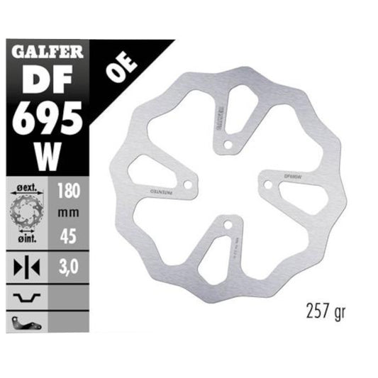 Disco de freno trasero KTM SX / TC 65 >2023 Galfer DF695W