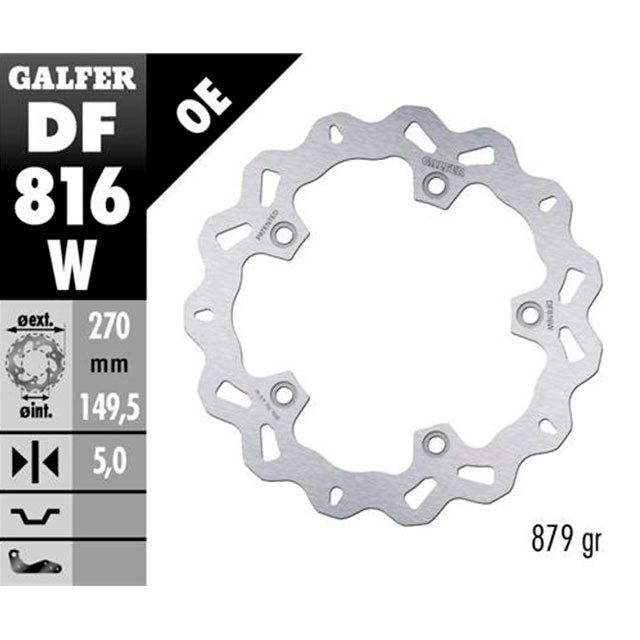 Disco de freno Wave BMW C 600 SPORT / C 650 GT Galfer DF816W