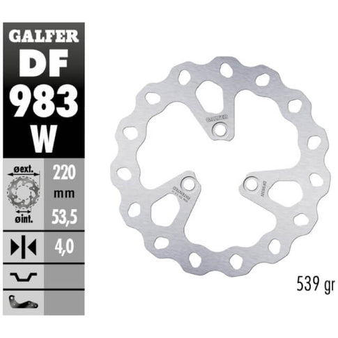 Disco de freno Pitbikes d.220mm Galfer DF983W