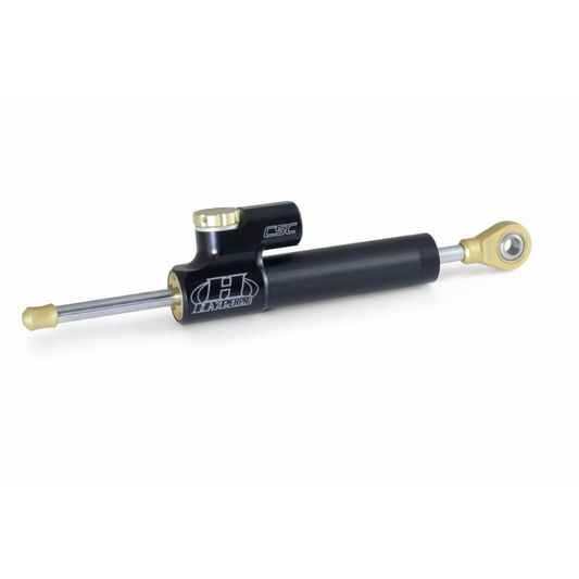 Amortiguador de dirección CSC carrera 75 invertido - Negro/Dorado Hyperpro DS-075B-NL1-R