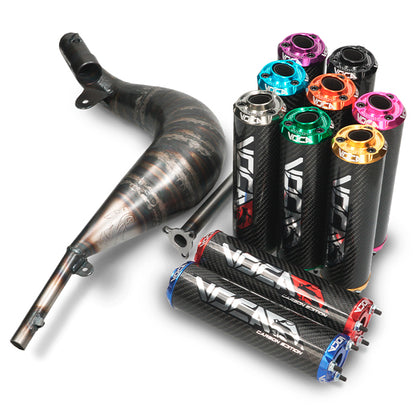 échappement VOCA Racing Cross Carbone 80/90cc Sherco SM-R / SE-R 50